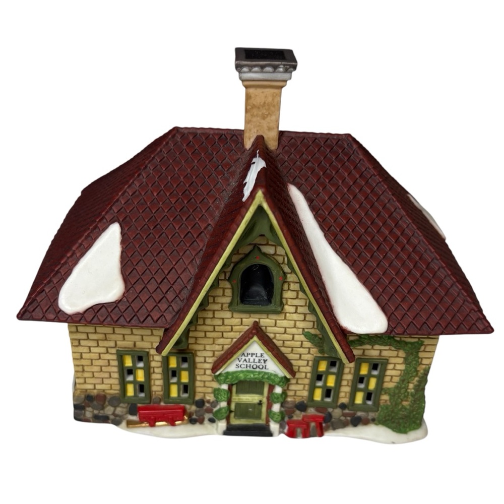 Department 56 New England Series Apple Valley School